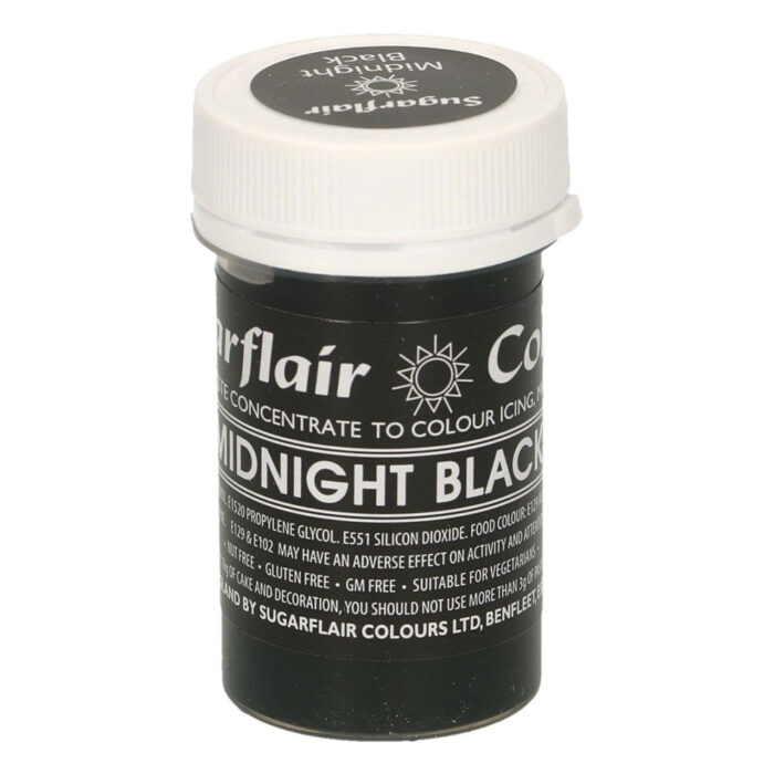 sugarflair midnight black