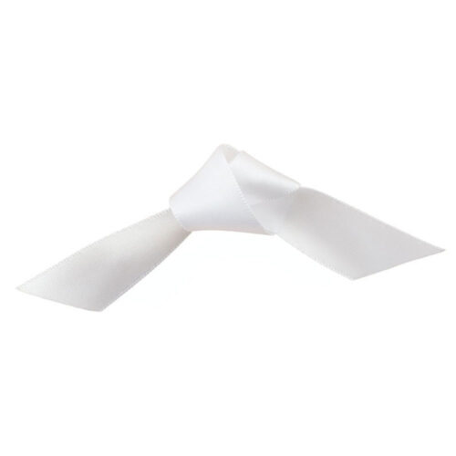 white ribbon 15mm