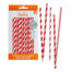 decora red and white straws