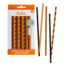 decora orange and black straws