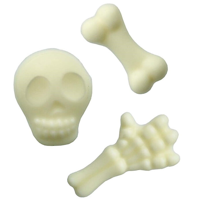 Skull bones and hand decorations