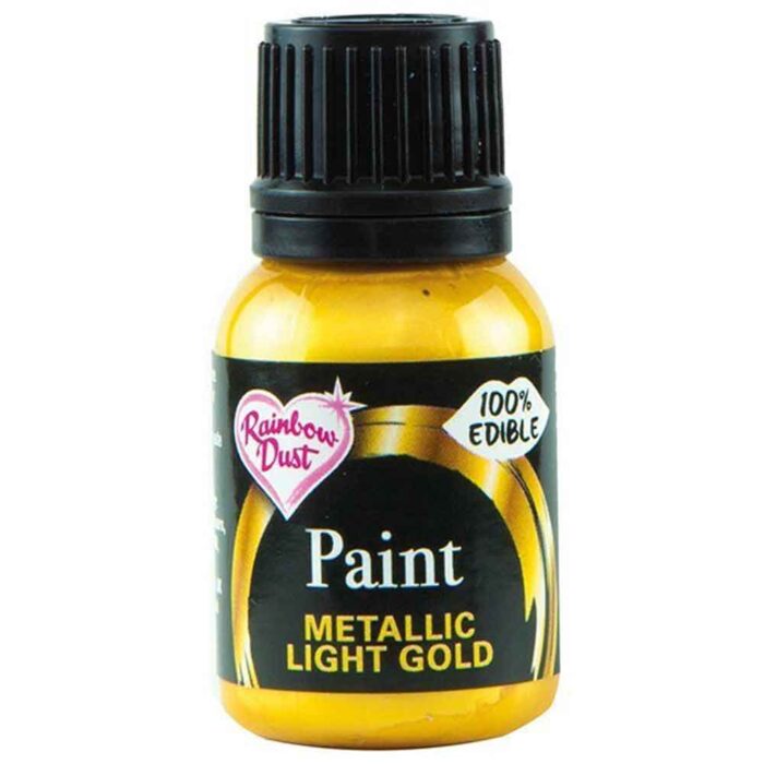 rainbow dust light gold paint