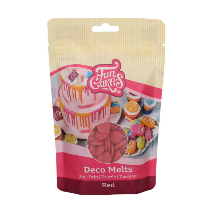 Funcakes candy deco melts red