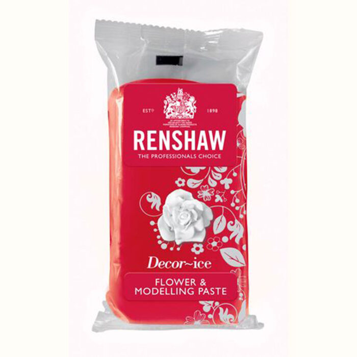renshaw modelling and flower paste red