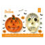 decora halloween cookie cutter pumpkin and skul