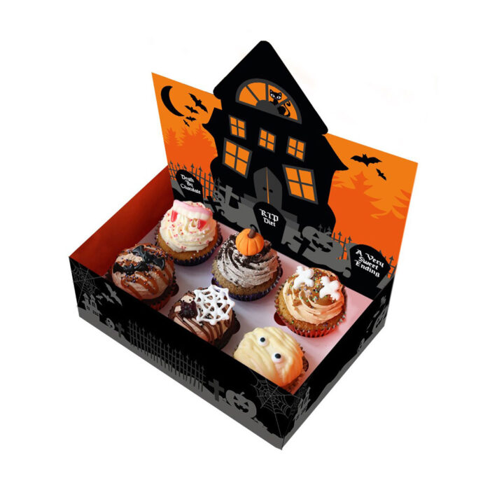 halloween cupcake box