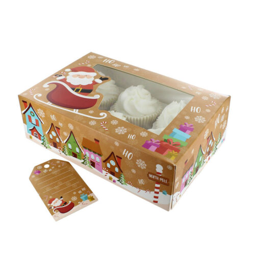 christmas cupcake box