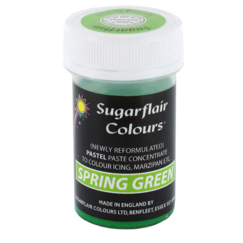sugarflair food colouring spring green