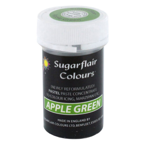 sugarflair apple green food colouring paste