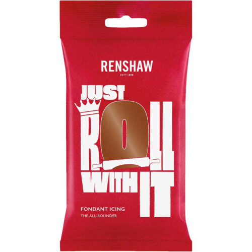 renshaw dark brown sugarpaste fondant