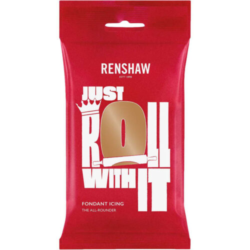 renshaw light teddy brown sugarpaste fondant