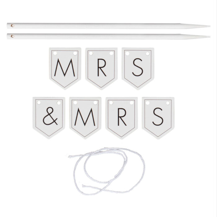 ginger ray wedding cake topper bunting mr and mrs cake topper