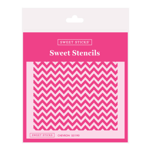 sweet sticks stencil chevron
