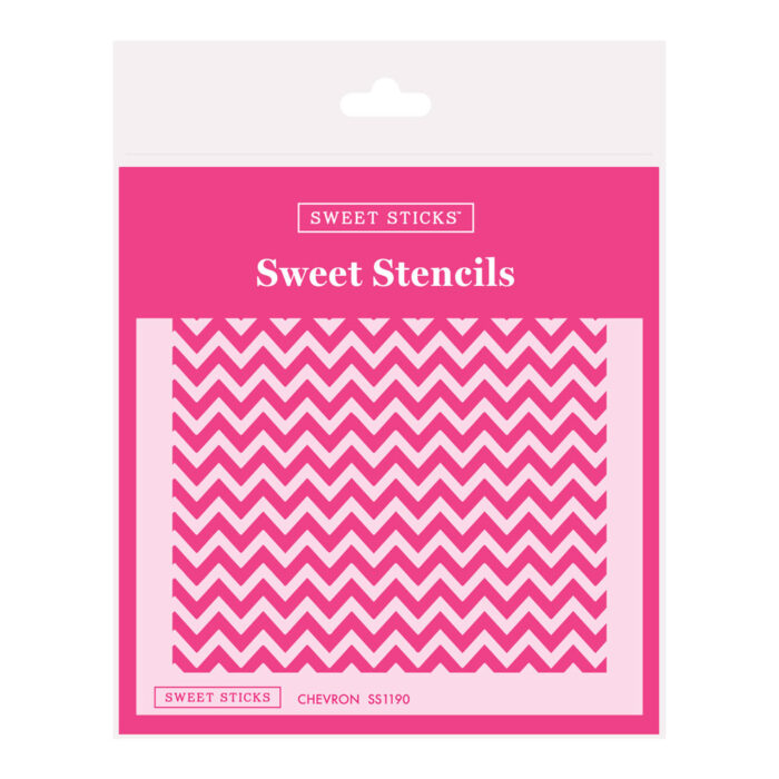 sweet sticks stencil chevron