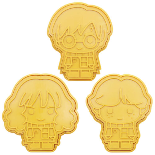 Harry Potter PME range harry, ron and Hermione cookie cutters