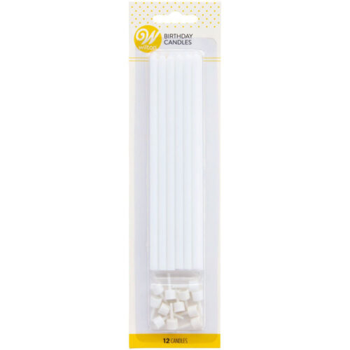 Wilton Tall White Candles
