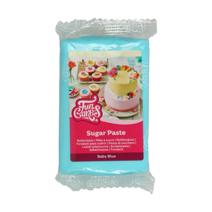 Funcakes baby blue sugarpaste
