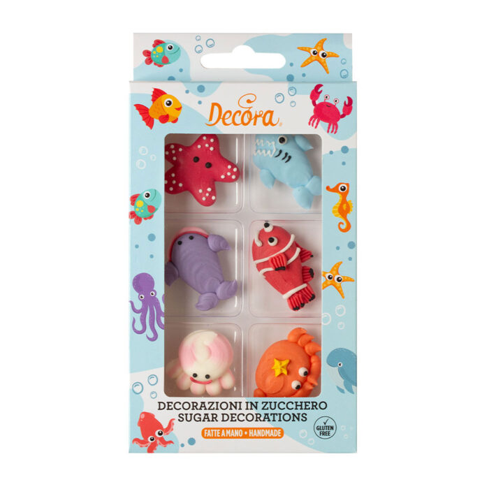 Sugar Decoration Under the Sea animals