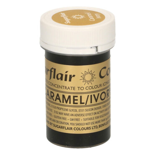 Sugarflair Caramel ivory food colouring