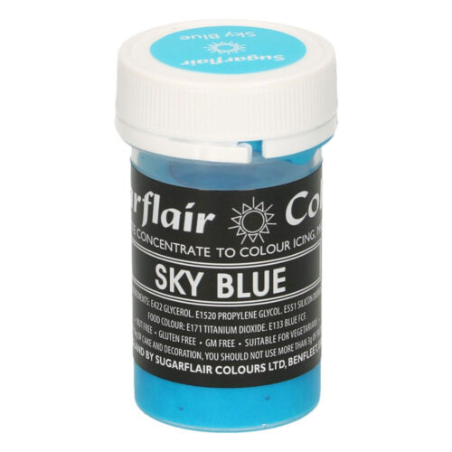 sugarflair sky blue food colouring