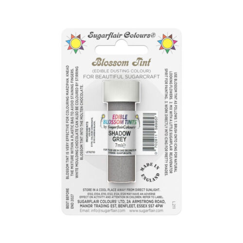 sugarflair shadow grey food dust