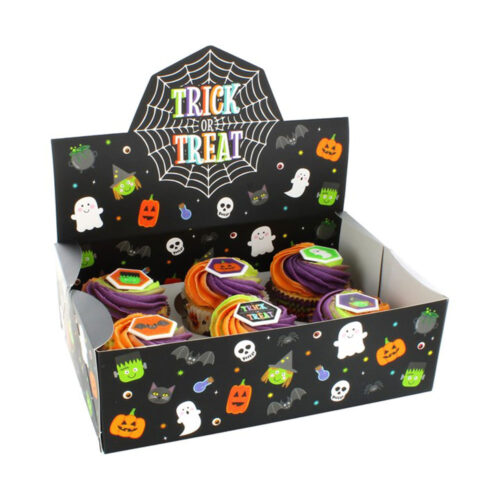 Halloween Cupcake Box Trick or Treat design