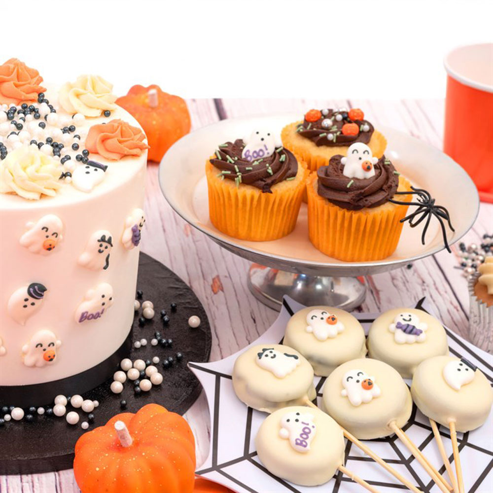 Halloween Sugar Decorations Ghosts
