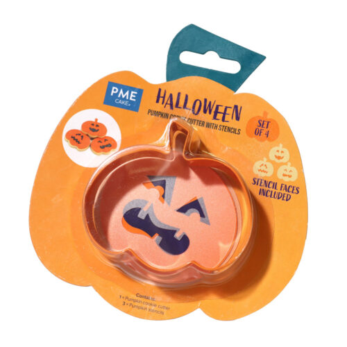 PME pumpkin cookie cutter and stencil