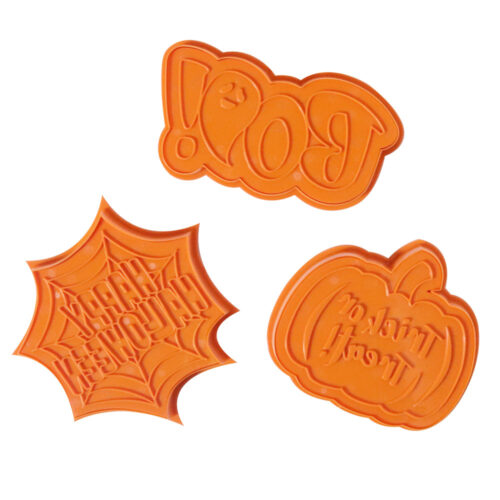 PME cookie cutter and embosser happy halloween