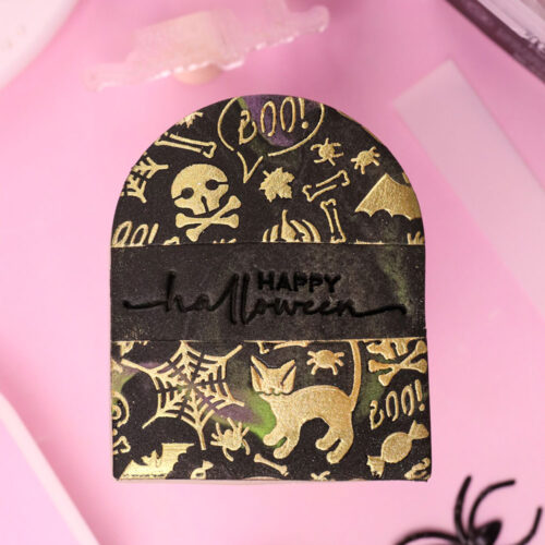 Sweet stick stencil Halloween design
