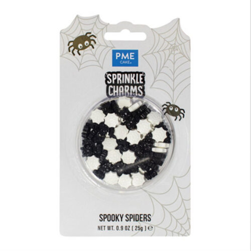 PME halloween sprinkles spiders and cobwebs