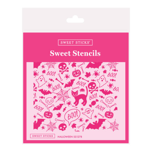 Sweet stick stencil Halloween design