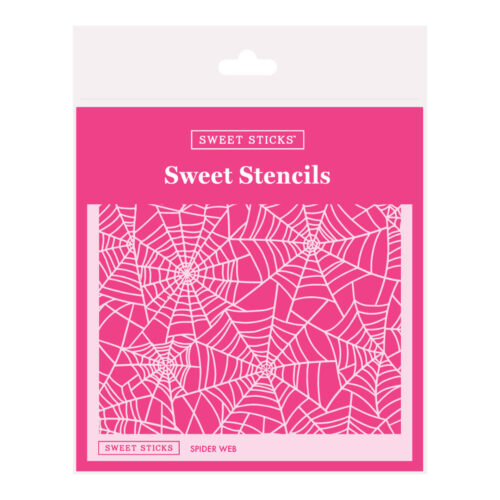 Sweet Stick Stencil Spider Web